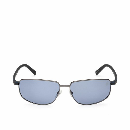 Occhiali da sole Uomo Timberland TB9325 08D Argentato Ø 65 mm