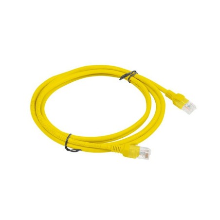 Cavo di Rete Rigido UTP Categoria 5e Lanberg PCU5-20CC-0200-Y Giallo 2 m