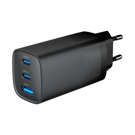 Caricabatterie da Parete GEMBIRD TA-UC-PDQC65-01-BK Nero 65 W (1 Unità)