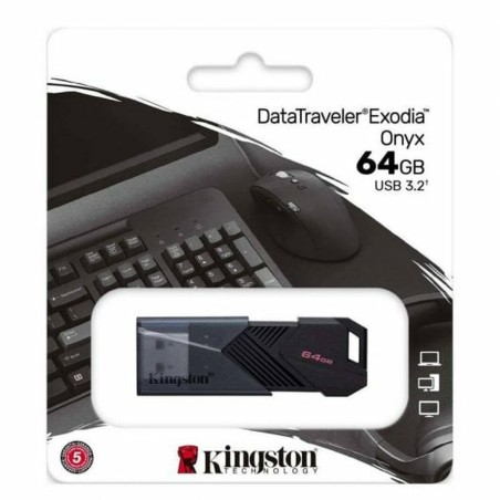 Memoria USB Kingston DTXON/64GB Nero 64 GB (1 Unità)