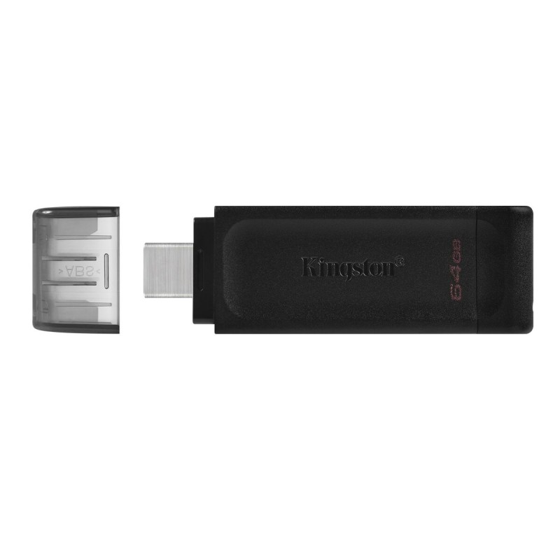 Memoria USB Kingston 70 Nero 64 GB (1 Unità) Memoria USB Kingston 70 Nero 64 GB (1 Unità)