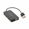 Hub USB GEMBIRD UHB-U2P4-04 Nero (1 Unità)