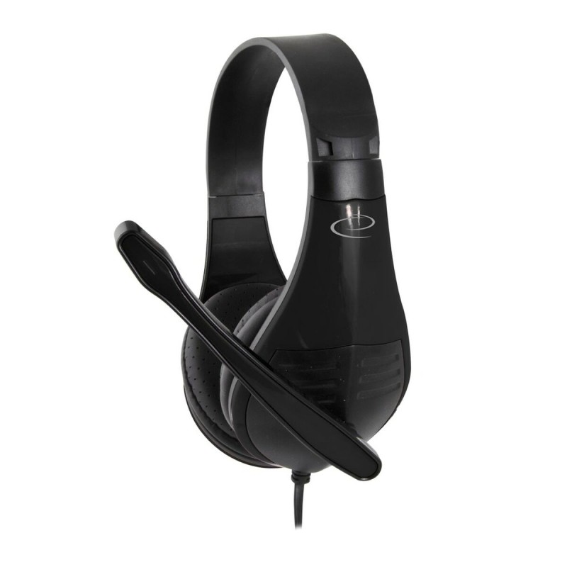 Auricolari con Microfono Esperanza EH209K Nero Auricolari con Microfono Esperanza EH209K Nero