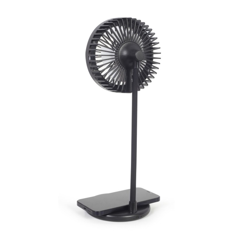 Ventilatore da Tavolo GEMBIRD WPC10-LEDFAN-01 Nero Ventilatore da Tavolo GEMBIRD WPC10-LEDFAN-01 Nero