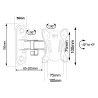 Supporto TV MacLean MC-416 32" 13" 30 Kg