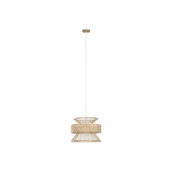 Lampadario Home ESPRIT Marrone Bambù 50 W 40 x 40 x 30 cm