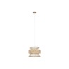 Lampadario Home ESPRIT Marrone Bambù 50 W 40 x 40 x 30 cm