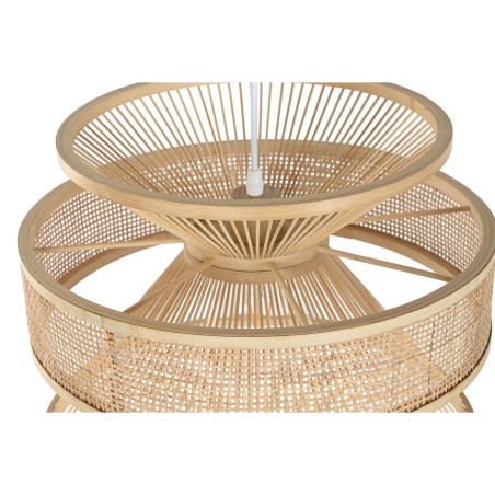 Lampadario Home ESPRIT Marrone Bambù 50 W 40 x 40 x 30 cm