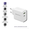 Caricabatterie da Parete Qoltec 51718 Bianco 45 W (1 Unità)
