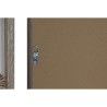 Tela Home ESPRIT Bianco Naturale Mediterraneo Marino 40 x 3 x 40 cm (4 Unità)