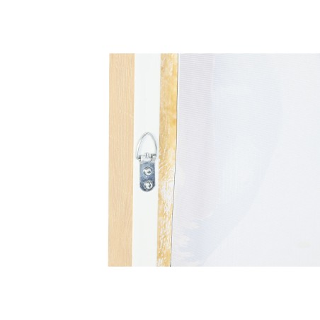 Quadro Home ESPRIT Bianco Nero Grigio Dorato Donna (2 Unità)