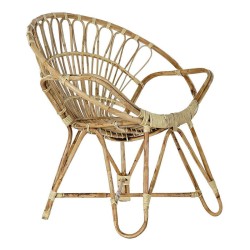 Poltrona da giardino DKD Home Decor Naturale 77 x 58 x 85 cm
