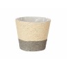 Vaso Ibergarden 86439 Grigio Naturale Corda Plastica 15 x 15 x 14 cm (24 Unità)