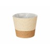 Vaso Ibergarden WY21-71 Marrone Corda Plastica 19,5 x 17,5 x 19,5 cm 19,5 x 16,5 x 19,5 cm (24 Unità)