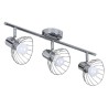 Lampadario Activejet AJE-GIZEL 3P Argentato Metallo 40 W