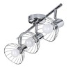 Lampadario Activejet AJE-GIZEL 3P Argentato Metallo 40 W