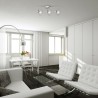 Lampadario Activejet AJE-GIZEL 3P Argentato Metallo 40 W