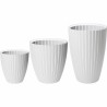 Vaso Garden ID Fancy Bianco Polietilene 40 x 42 cm