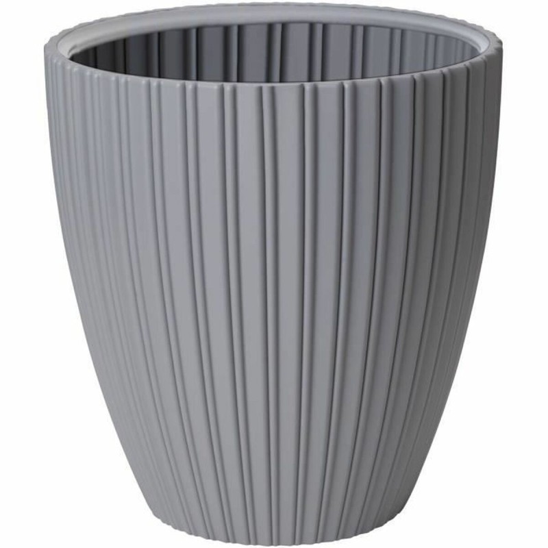 Vaso Garden ID Fancy Grigio Polietilene 40 x 42 cm Vaso Garden ID Fancy Grigio Polietilene 40 x 42 cm