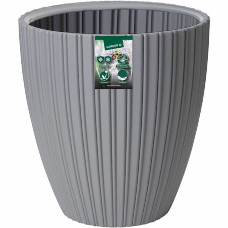 Vaso Garden ID Fancy Grigio Polietilene 40 x 42 cm