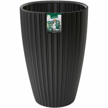 Vaso Garden ID Fancy Nero Polietilene 40 x 58 cm