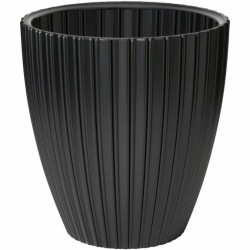 Vaso Garden ID Fancy Nero Polietilene 40 x 42 cm