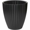 Vaso Garden ID Fancy Nero Polietilene 40 x 42 cm