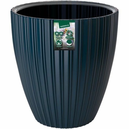 Vaso Garden ID Fancy Azzurro Polietilene 40 x 42 cm