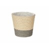 Vaso Ibergarden 86442 Grigio Corda Plastica 14 x 12,5 x 14 cm (24 Unità)