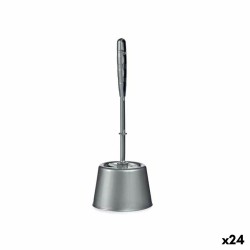 Scopino per il Bagno Berilo UP-154 Argentato Plastica 13 x 36,5 x 13 cm (24 Unità)