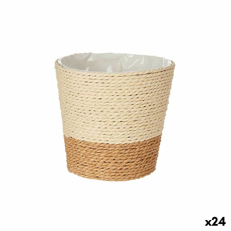 Vaso Ibergarden WY21-73 Marrone Corda Plastica 14 x 12,5 x 14 cm (24 Unità) Vaso Ibergarden WY21-73 Marrone Corda Plastica 14 x 12,5 x 14 cm (24 Unità)