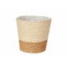 Vaso Ibergarden WY21-73 Marrone Corda Plastica 14 x 12,5 x 14 cm (24 Unità)