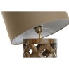 Lampada da tavolo Home ESPRIT Beige Naturale Legno di mango 50 W 220 V 35,5 x 35,5 x 79,5 cm