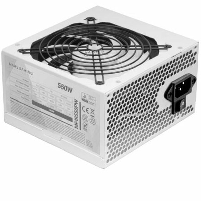 Fonte di Alimentazione Mars Gaming MPIII550PW ATX 550 W Fonte di Alimentazione Mars Gaming MPIII550PW ATX 550 W
