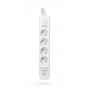 Multipresa con 4 Prese con Interruttore Kerg M02593 (3 m)