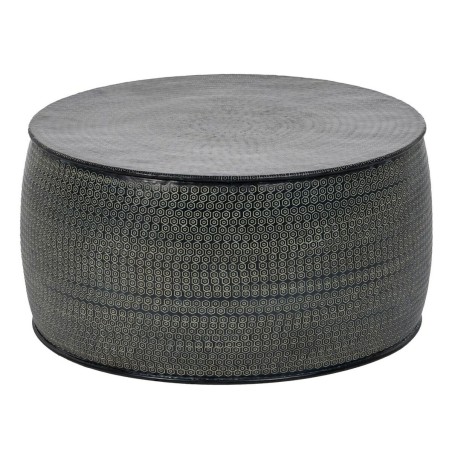 Tavolo aggiuntivo 66 x 66 x 34,5 cm Nero Alluminio (3 Unità)