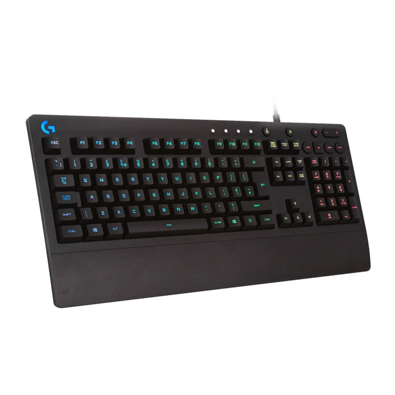 Tastiera per Giochi Logitech 920-008093 Qwerty in Spagnolo Nero