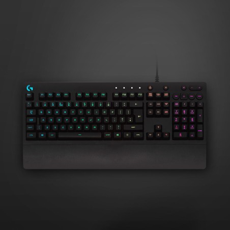 Tastiera per Giochi Logitech 920-008093 Qwerty in Spagnolo Nero