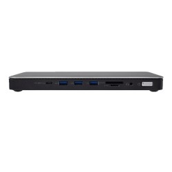 Hub USB V7 DOCKTB4PT Nero/Argentato Nero, Argento