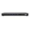 Hub USB V7 DOCKTB4PT Nero/Argentato Nero, Argento