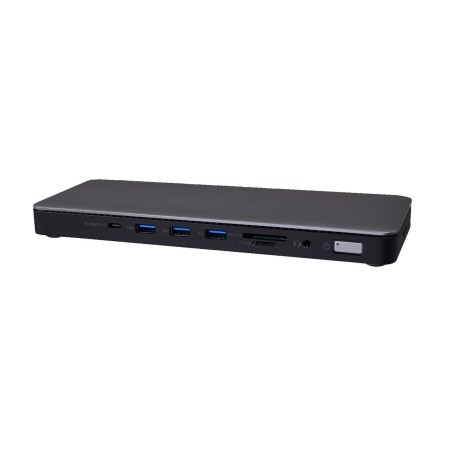 Hub USB V7 DOCKTB4PT Nero/Argentato Nero, Argento