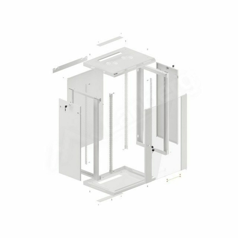 Armadio Rack a Muro Lanberg WF01-6418-10S Armadio Rack a Muro Lanberg WF01-6418-10S
