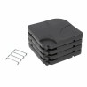 Base per Ombrellone Aktive 50 x 50 x 7,5 cm Plastica 80 kg 4 Pezzi