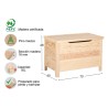 Baule Astigarraga Marrone Pino (70 x 48 x 40 cm)