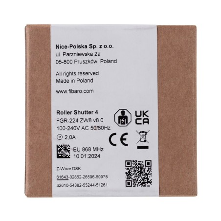 Presa Intelligente Fibaro FGR-224 ZW8