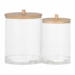 Set di Barattoli Andrea House ba72112 Acrilico ø 15 x 12 cm