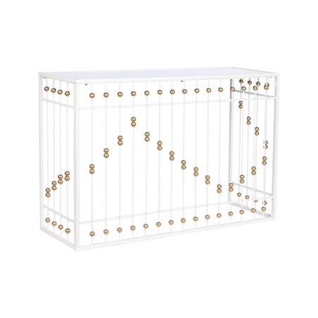 Ingresso Home ESPRIT Bianco Dorato 120 x 40 x 80 cm