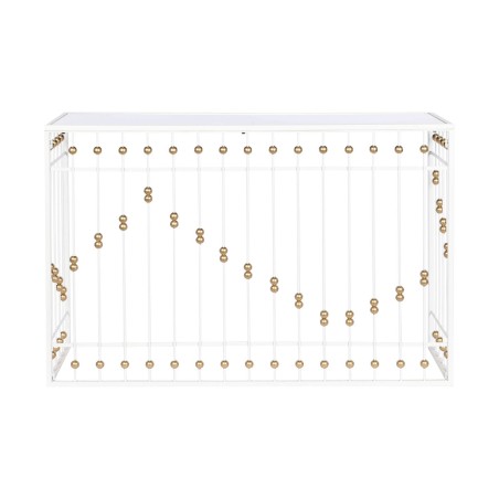 Ingresso Home ESPRIT Bianco Dorato 120 x 40 x 80 cm