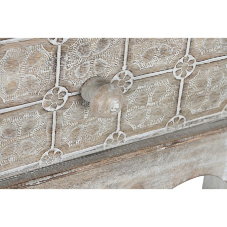 Ingresso con 2 Cassetti DKD Home Decor Bianco Marrone 91 x 42 x 81 cm