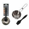 Utensili per barbecue Lifetime Acciaio inossidabile Pennello in Silicone per Barbecue